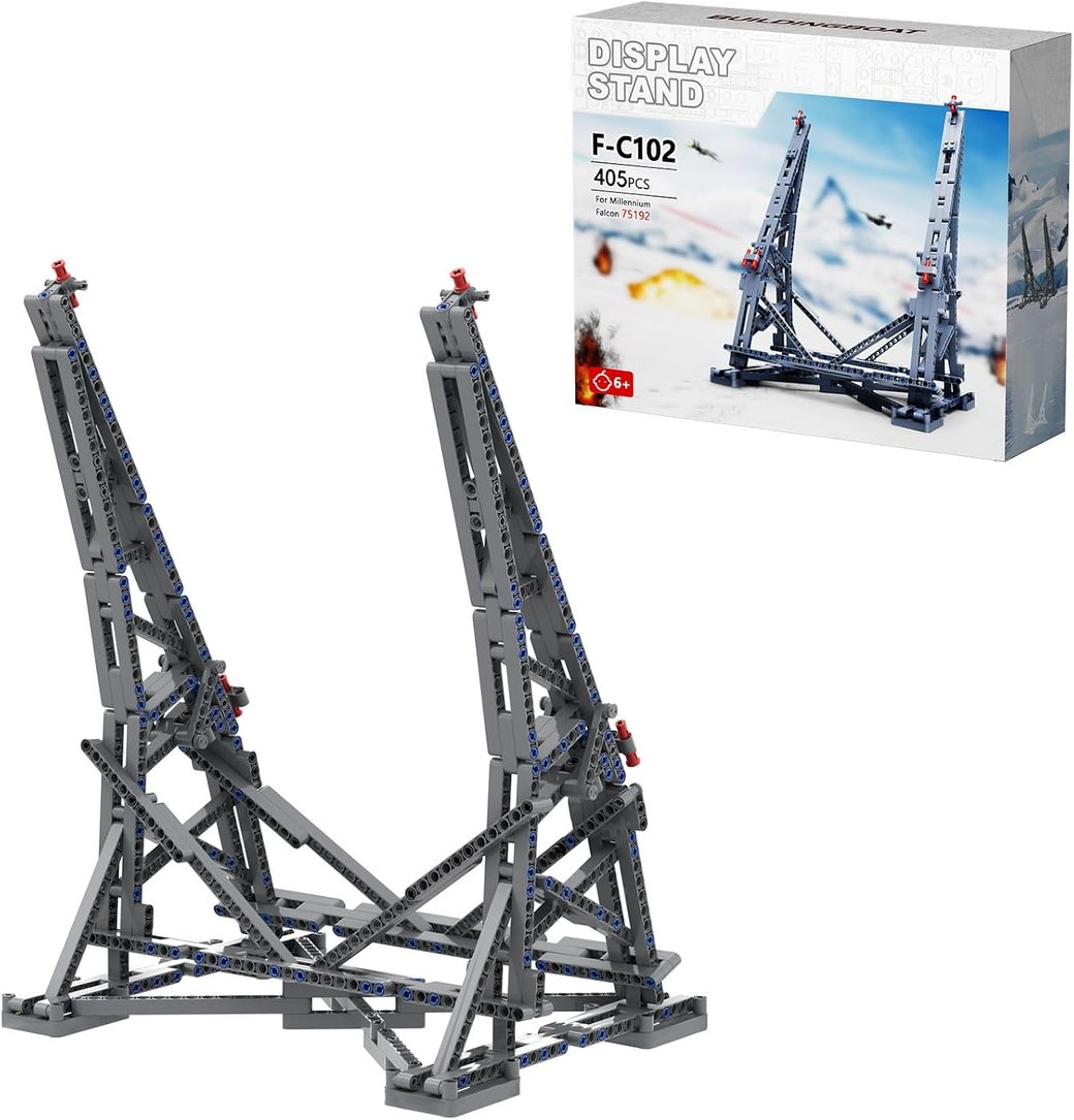 Vertical Bracket for 75192 on a shelf
